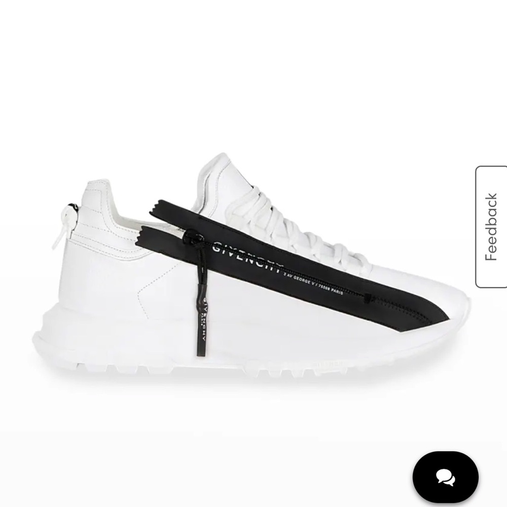 Givenchy White and Black Sneakers
